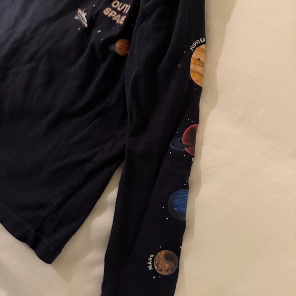 AMAZING LIMITED EDITION MAYORAL OUTER SPACE PLANET LONG SLEEVE TEE SIZE 6 - Picture 2 of 3